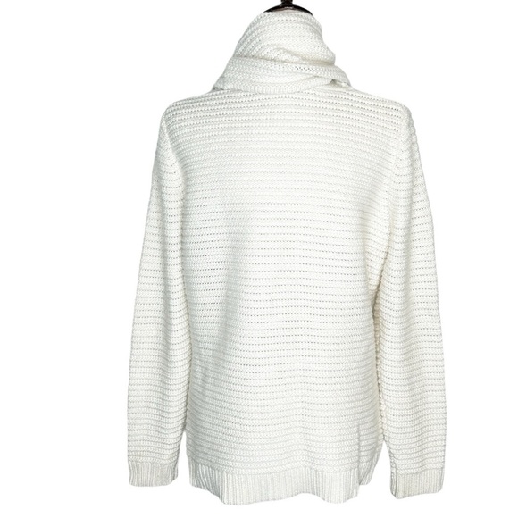 Classiques Entier Cowl Neck Sweater Women's XL Ivory Wool Angora - Picture 2 of 6